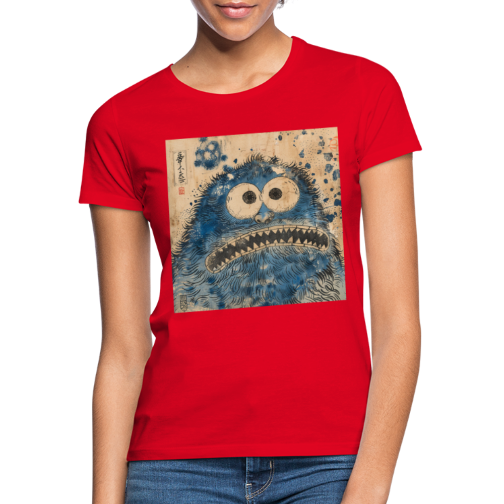 Uramiko ramlar i vattnet, T-shirt dam - röd