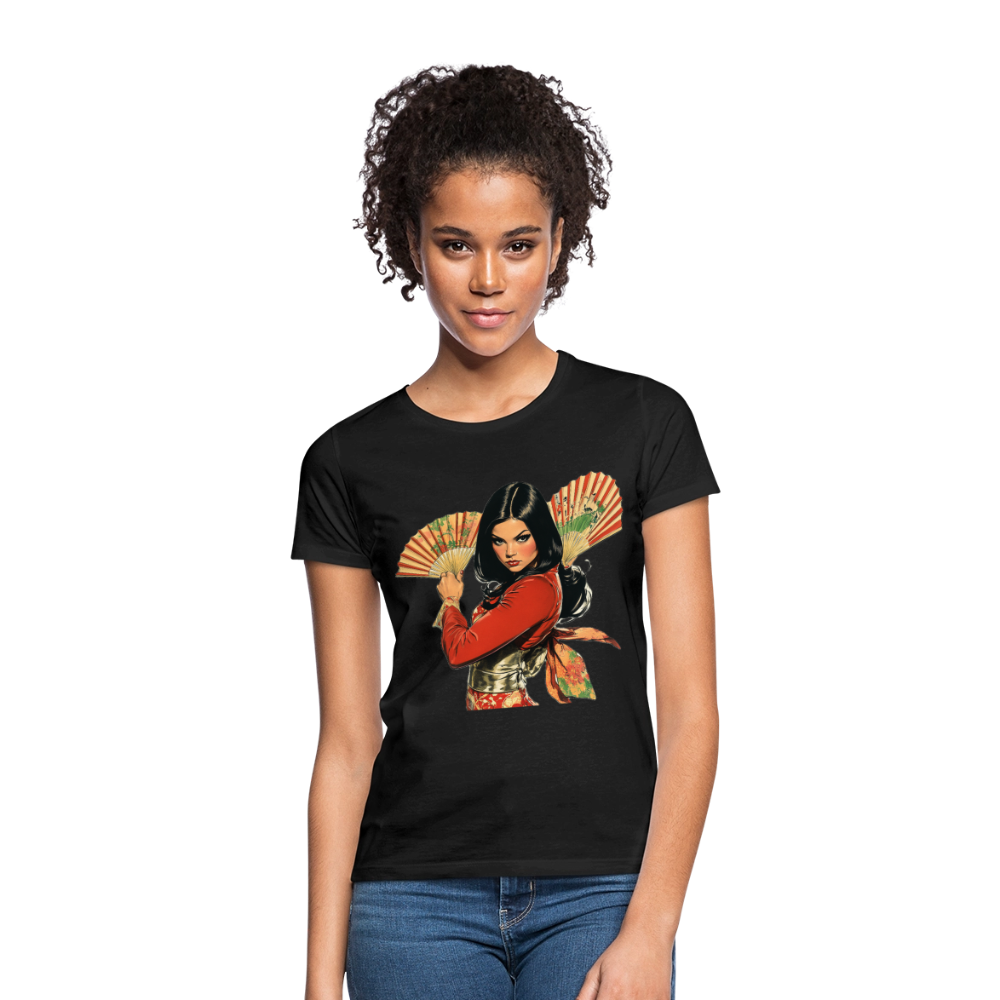 Dansen med Solfjädrar: Vindens krigare, T-shirt dam - svart