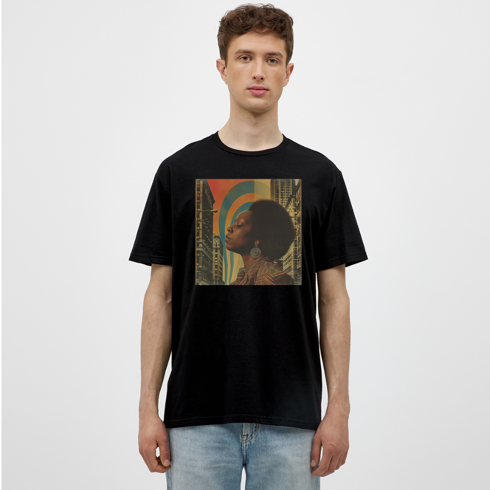 Jazz in the Moonlight, T-shirt herr - svart