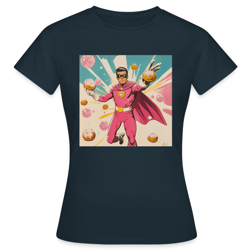 Frosting-Fury, T-shirt dam - marinblå