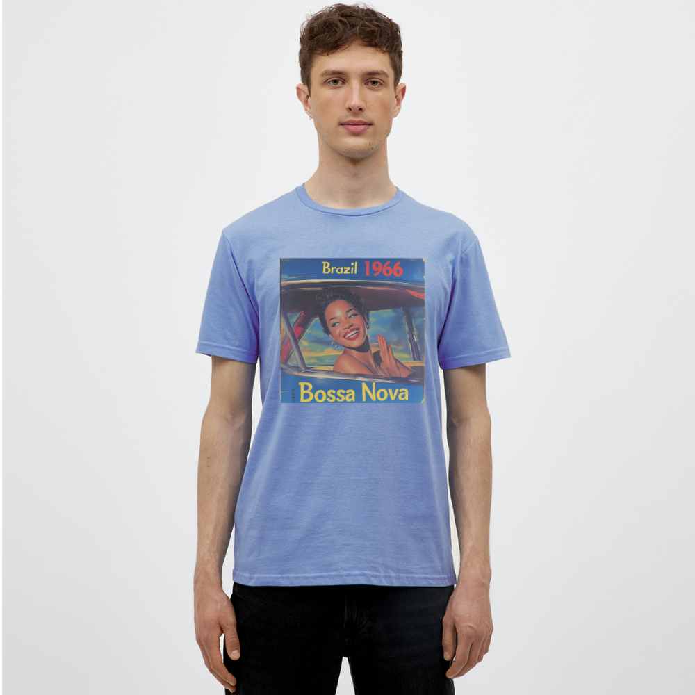 Isabela Costa, brazil 1966, T-shirt herr - carolina blue