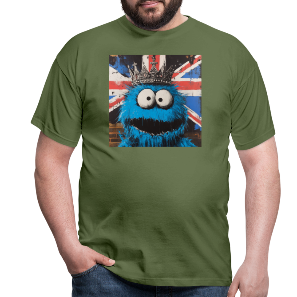 Monsters & Monarchs, T-shirt herr - Militärgrön