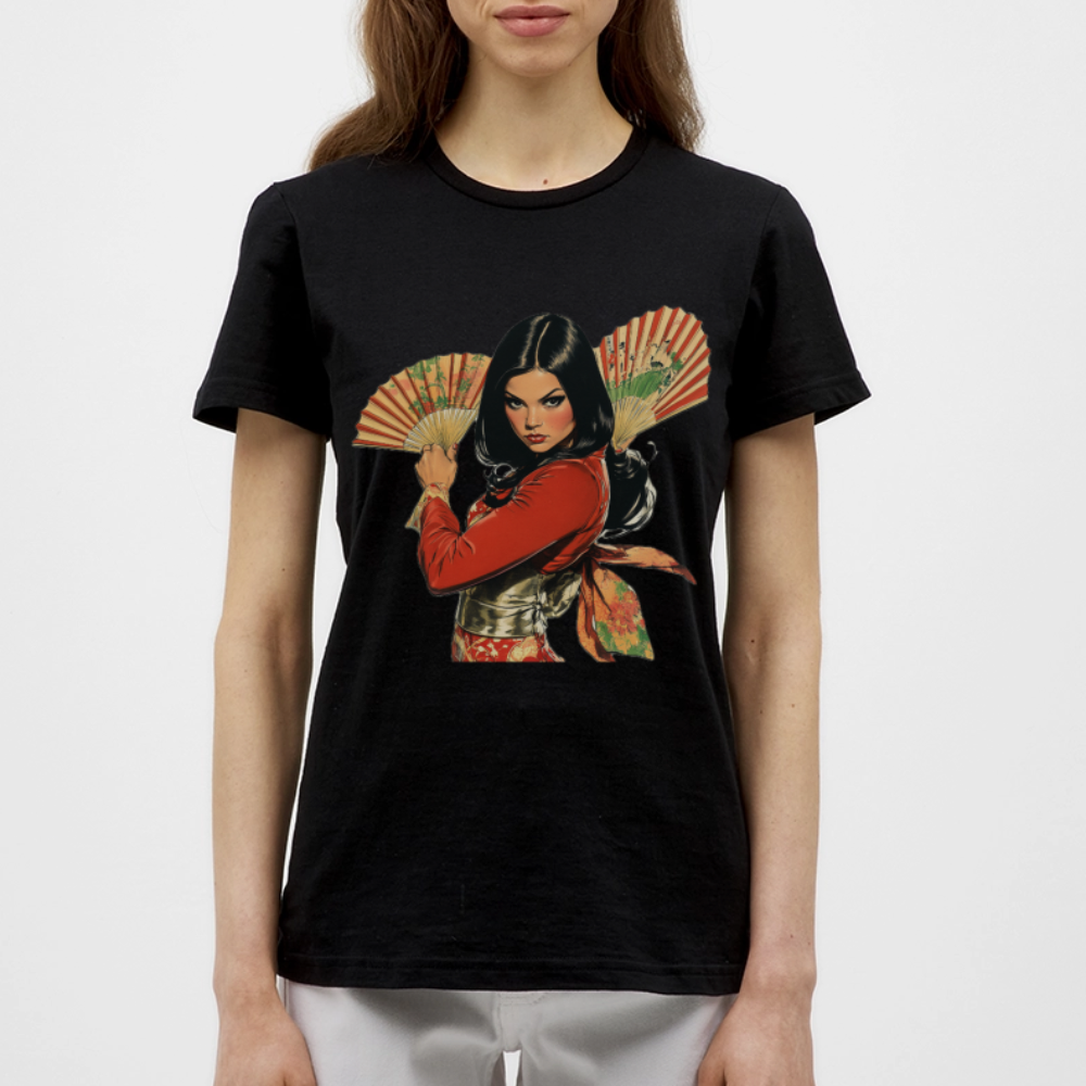 Dansen med Solfjädrar: Vindens krigare, T-shirt dam - svart