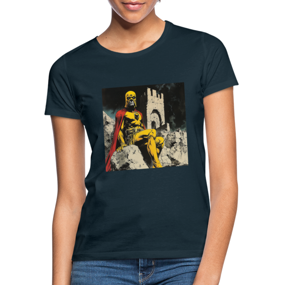 Orkalon, T-shirt dam - marinblå