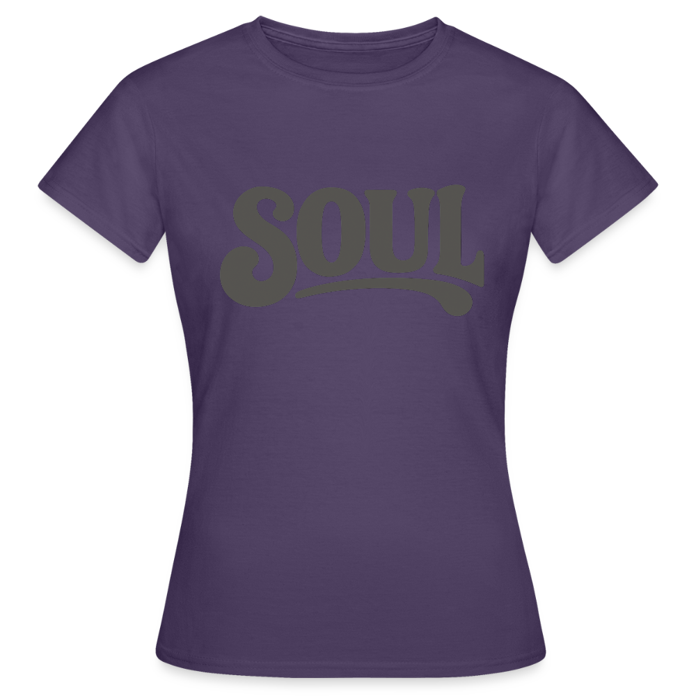 All About Soul, T-shirt dam - mörklila