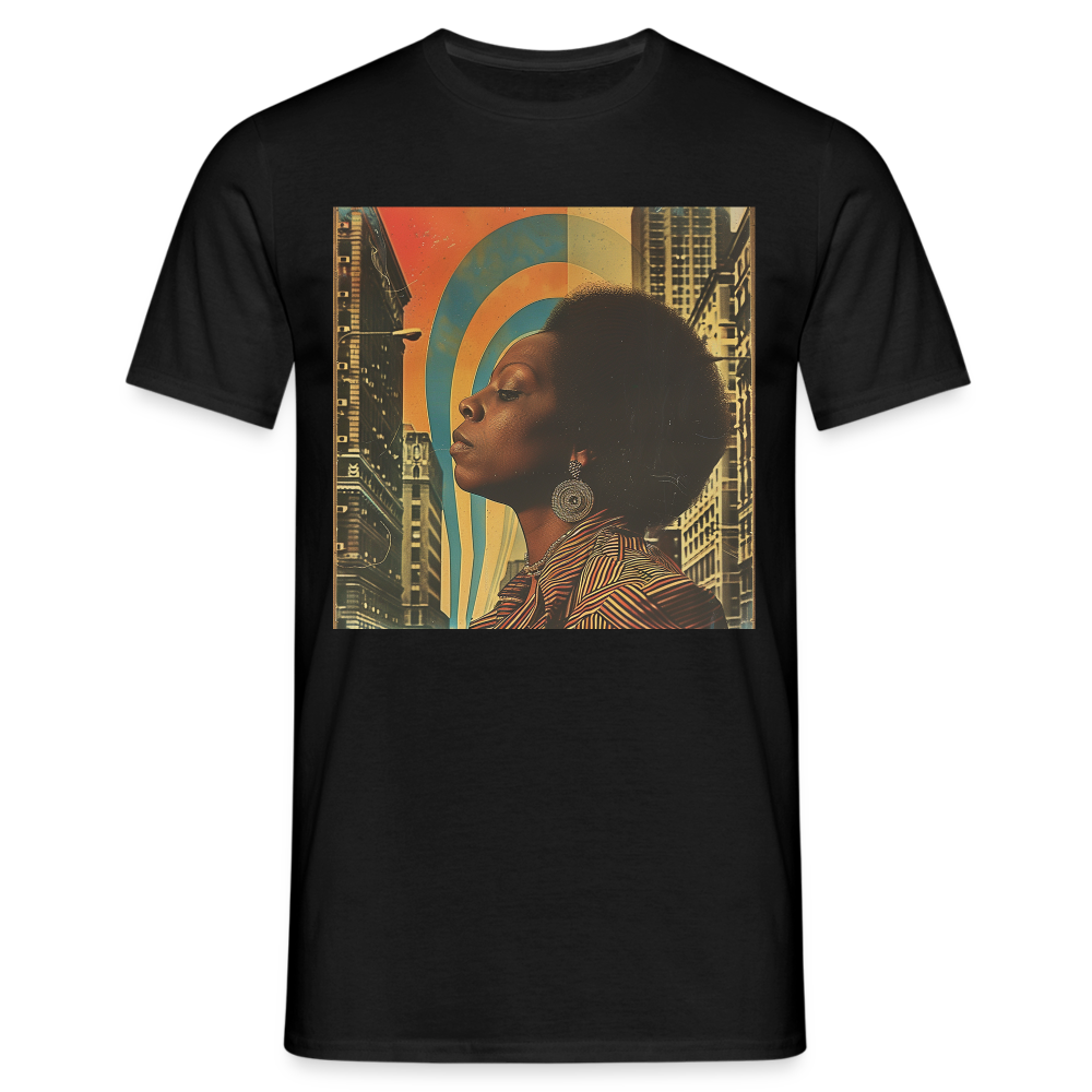 Jazz in the Moonlight, T-shirt herr - svart