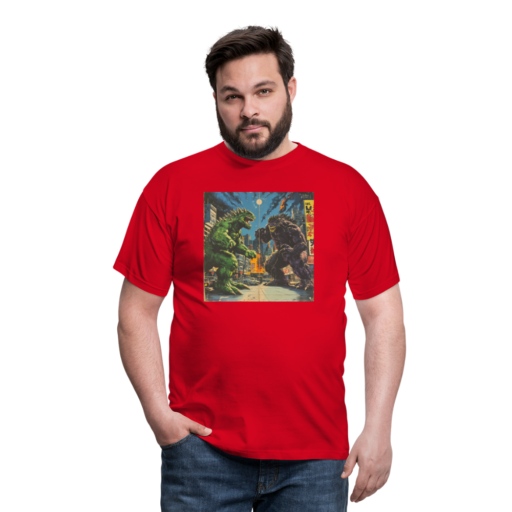 Kampen vid Solnedgången, T-shirt herr - röd