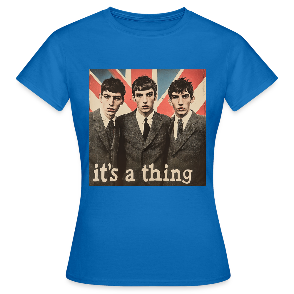 British, Bold & Unapologetic, T-shirt dam - royalblå