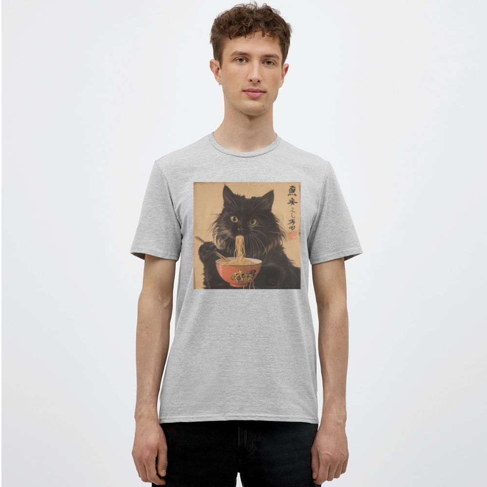 Kejsarens Katt och Ramens Hemlighet, T-shirt herr - gråmelerad