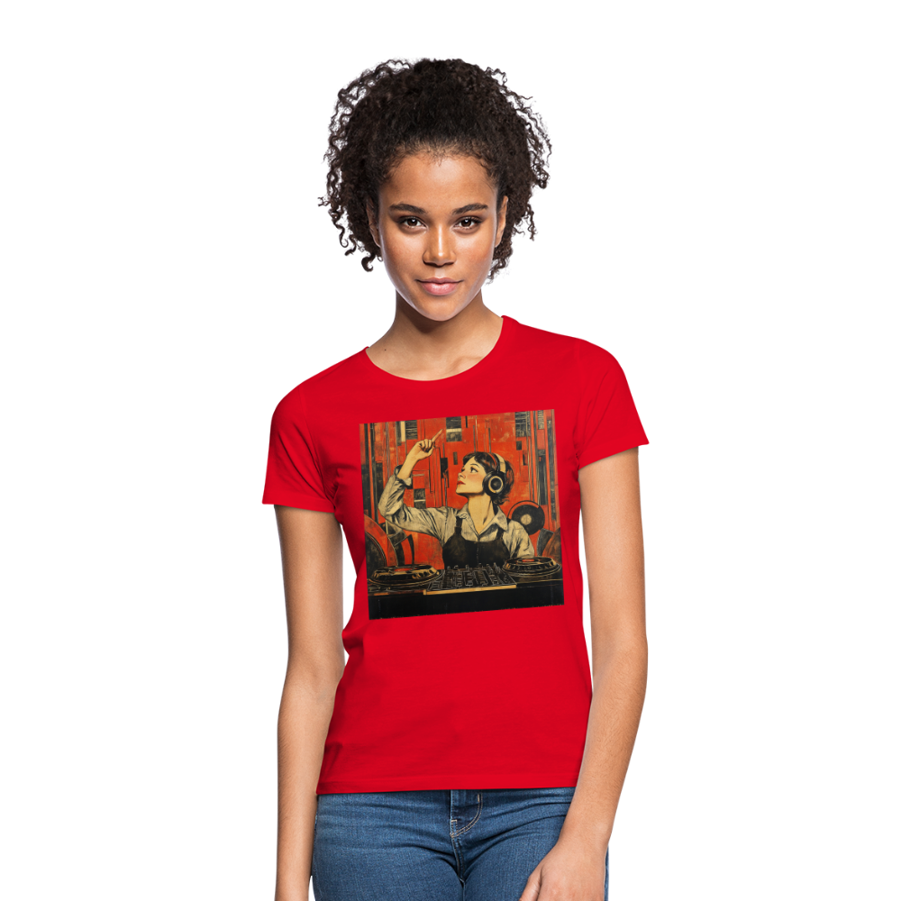 Revolutionens Rytm, T-shirt dam - röd