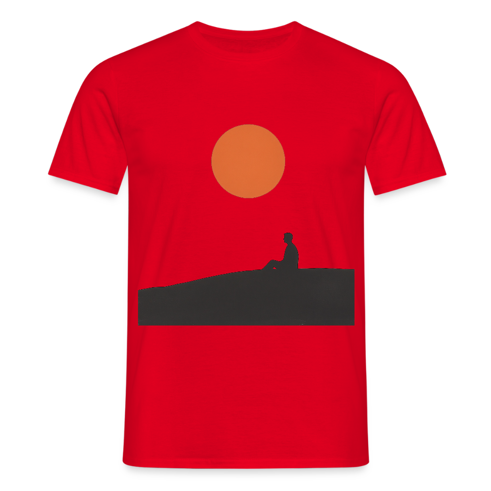 Under the sun, T-shirt unisex - röd