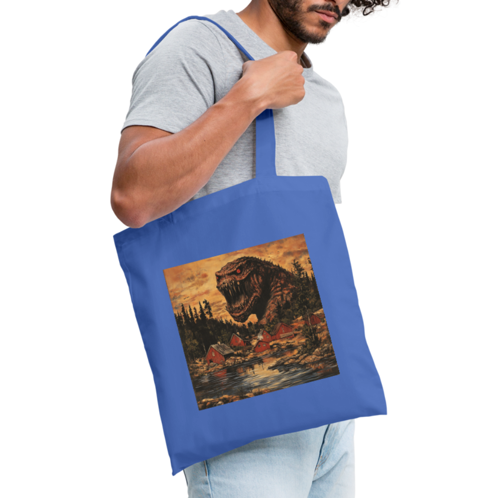 När Draken Vaknade vid Siljan, Tygväska - ljusblå