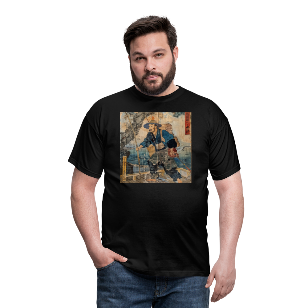 Fiskaren som bytte karriär, T-shirt herr - svart