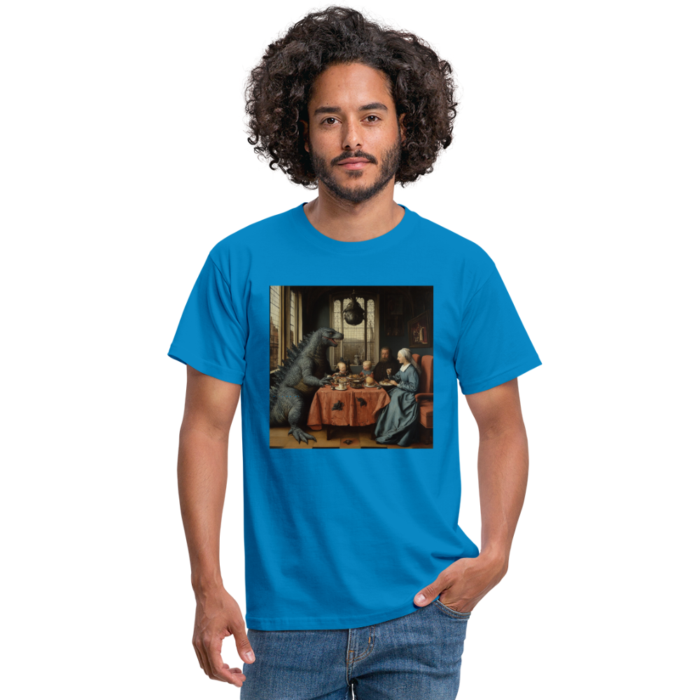 Familjens Fest med Gäst,T-shirt herr - kungsblå