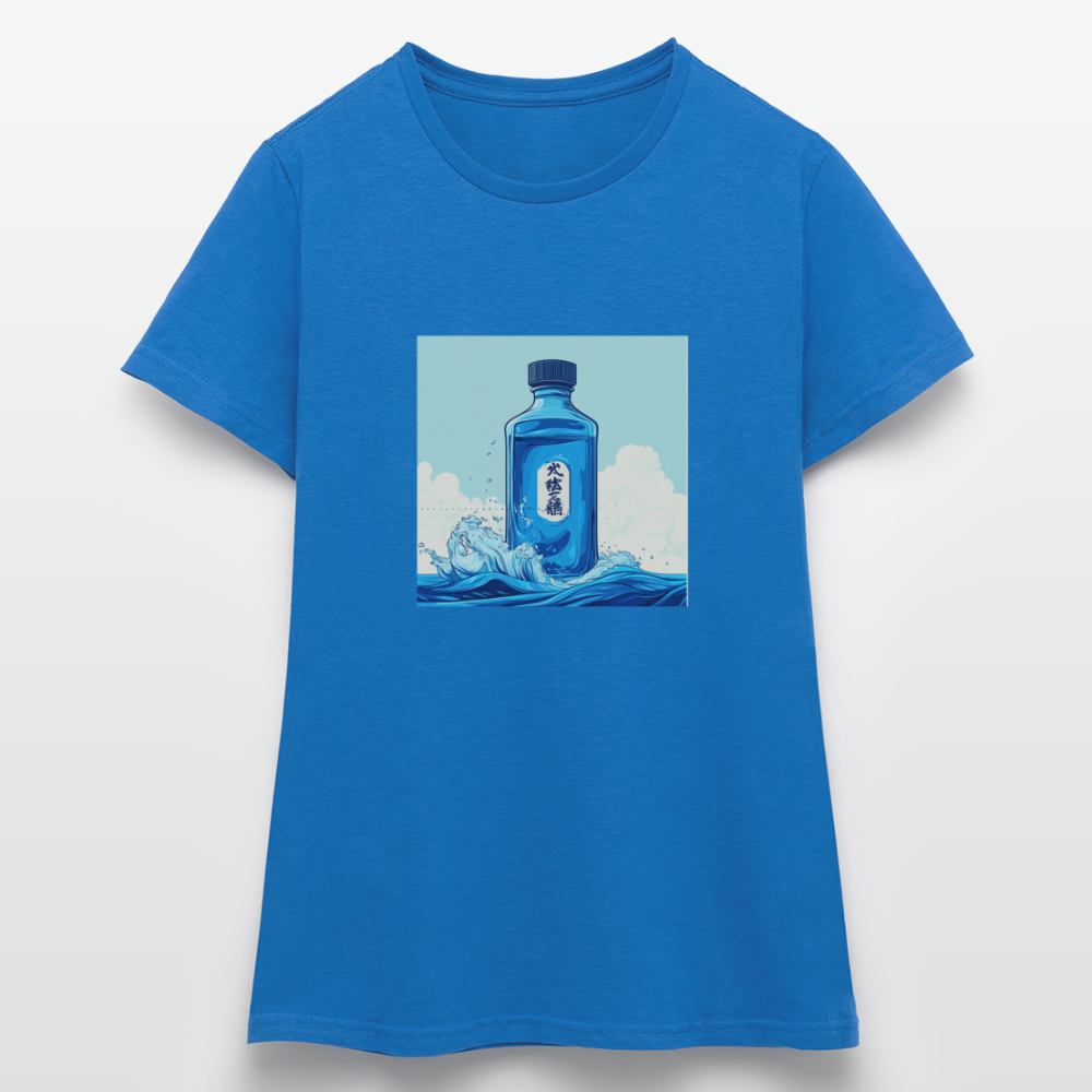 I Blått och Tystnad, T-shirt dam - royalblå