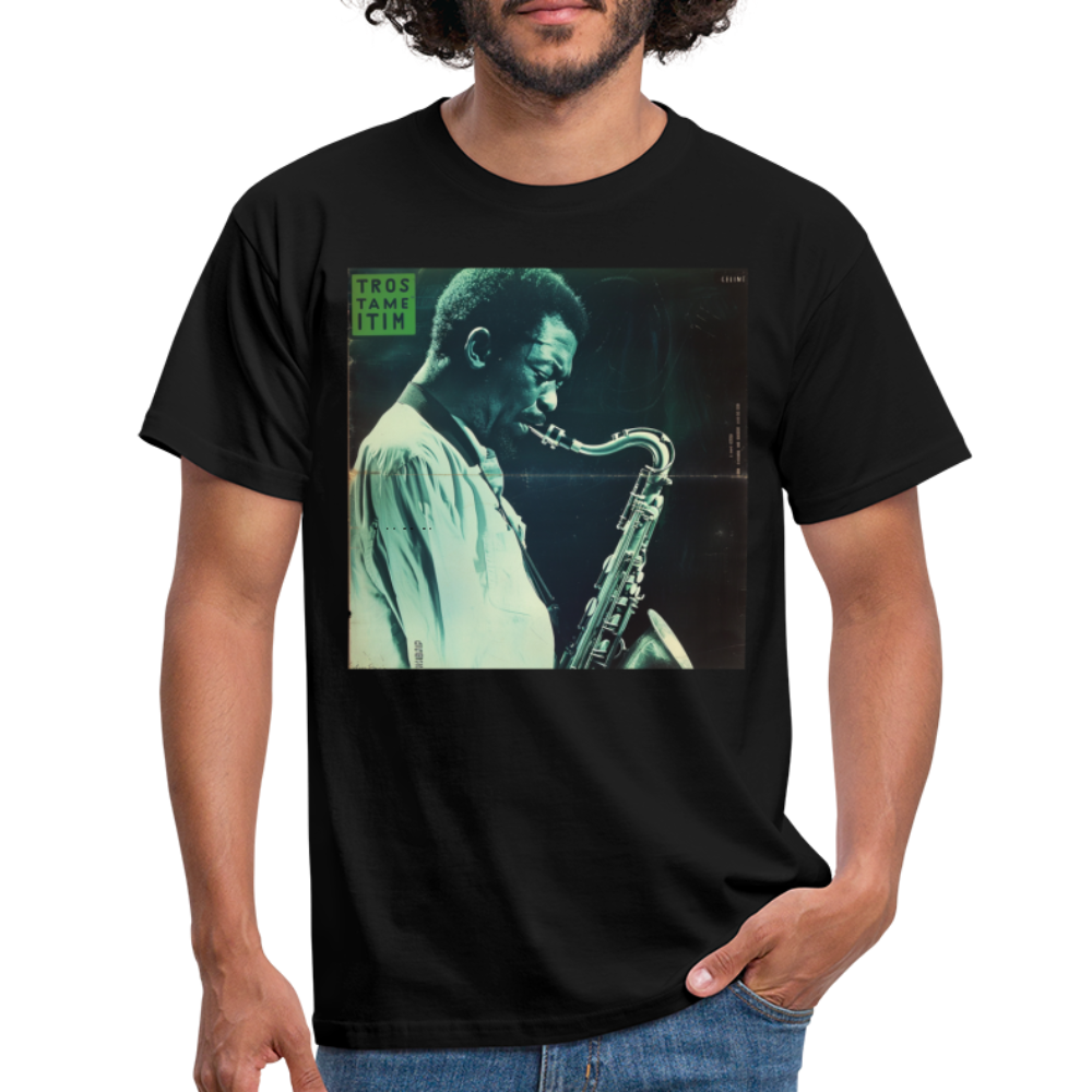 Gåtfull figur i jazzens underground, T-shirt herr - svart