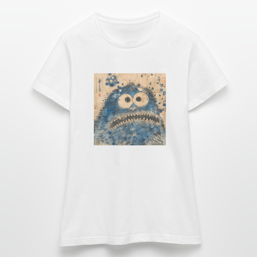 Uramiko ramlar i vattnet, T-shirt dam - vit