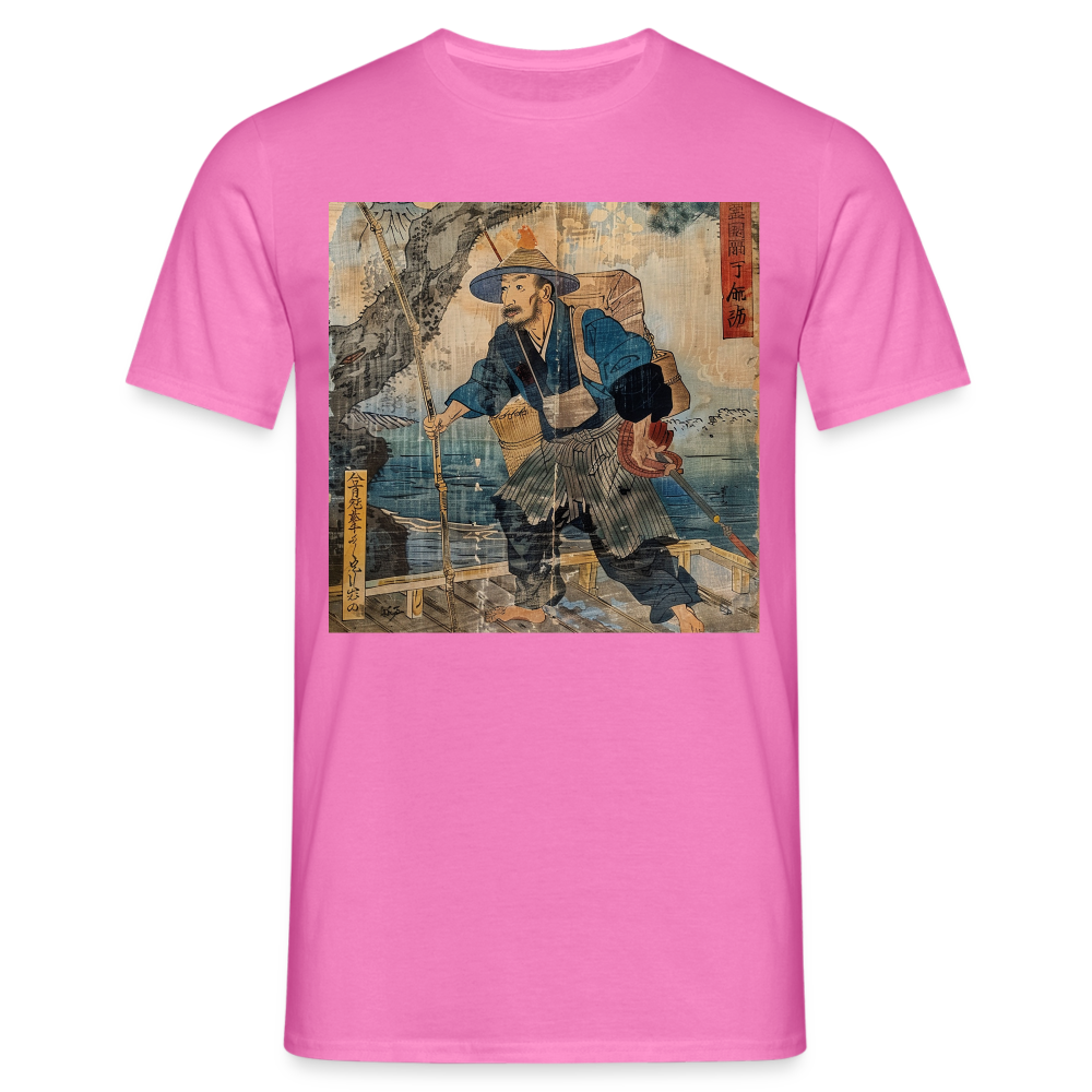 Fiskaren som bytte karriär, T-shirt herr - rosa