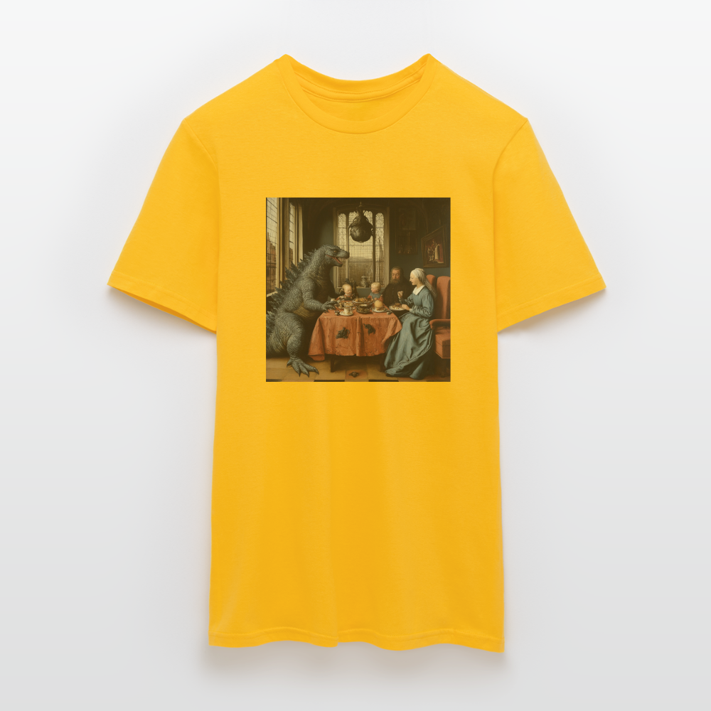 Familjens Fest med Gäst,T-shirt herr - gul