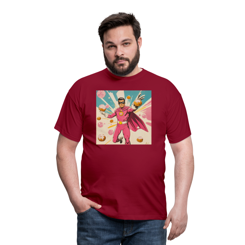 Frosting-Fury, T-shirt herr - tegelröd