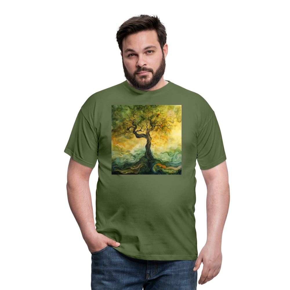Trädets visdom, T-shirt herr - Militärgrön