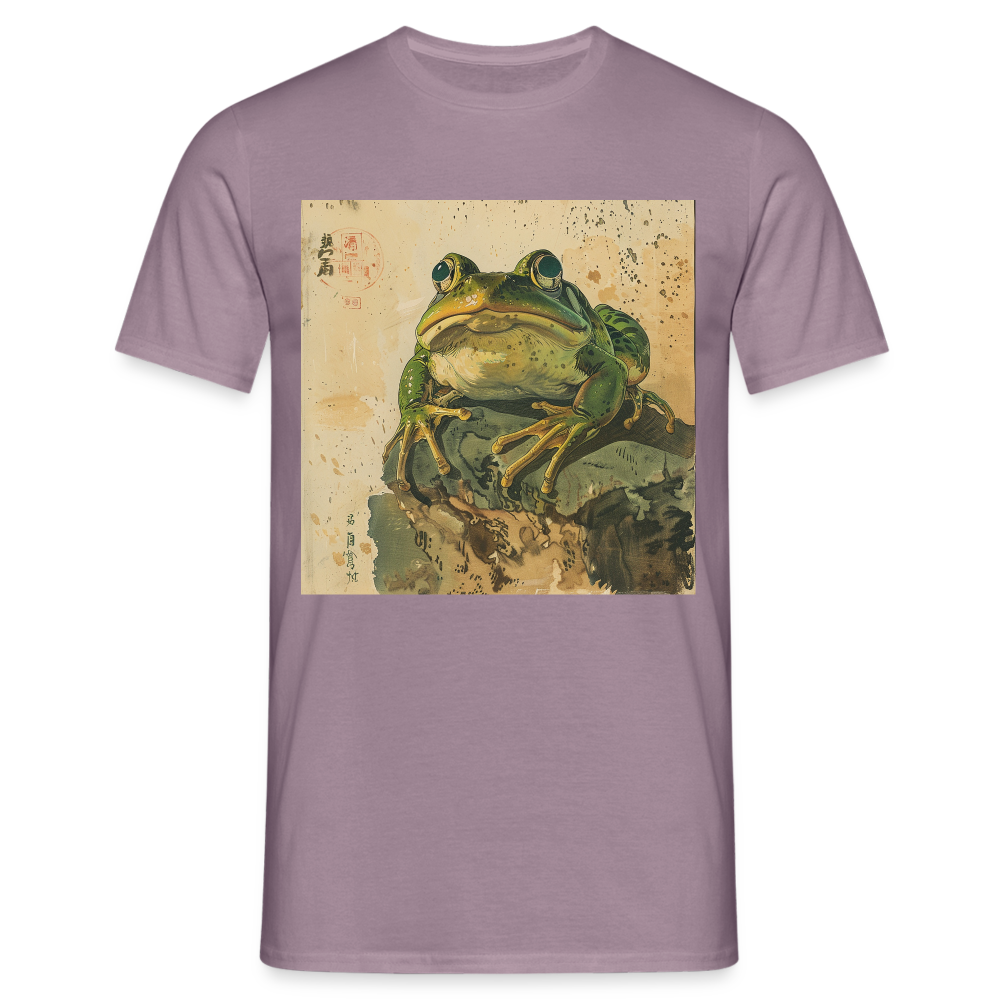 Grodan i Skymningen, T-shirt herr - lilagrå