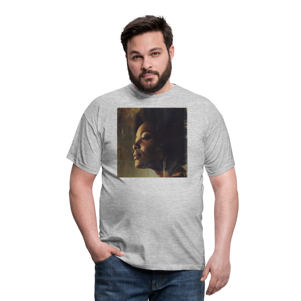 Echoes of Blue, T-shirt herr - gråmelerad