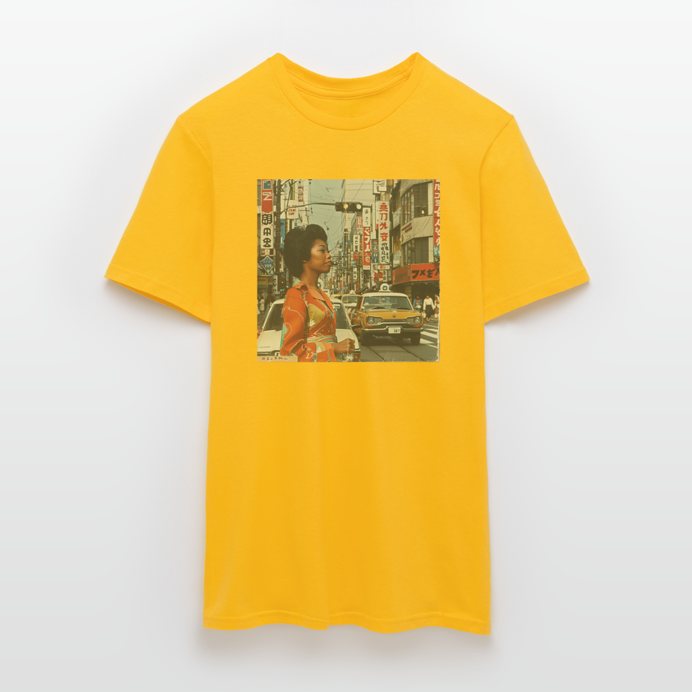 Yumi Sakamoto, T-shirt herr - gul