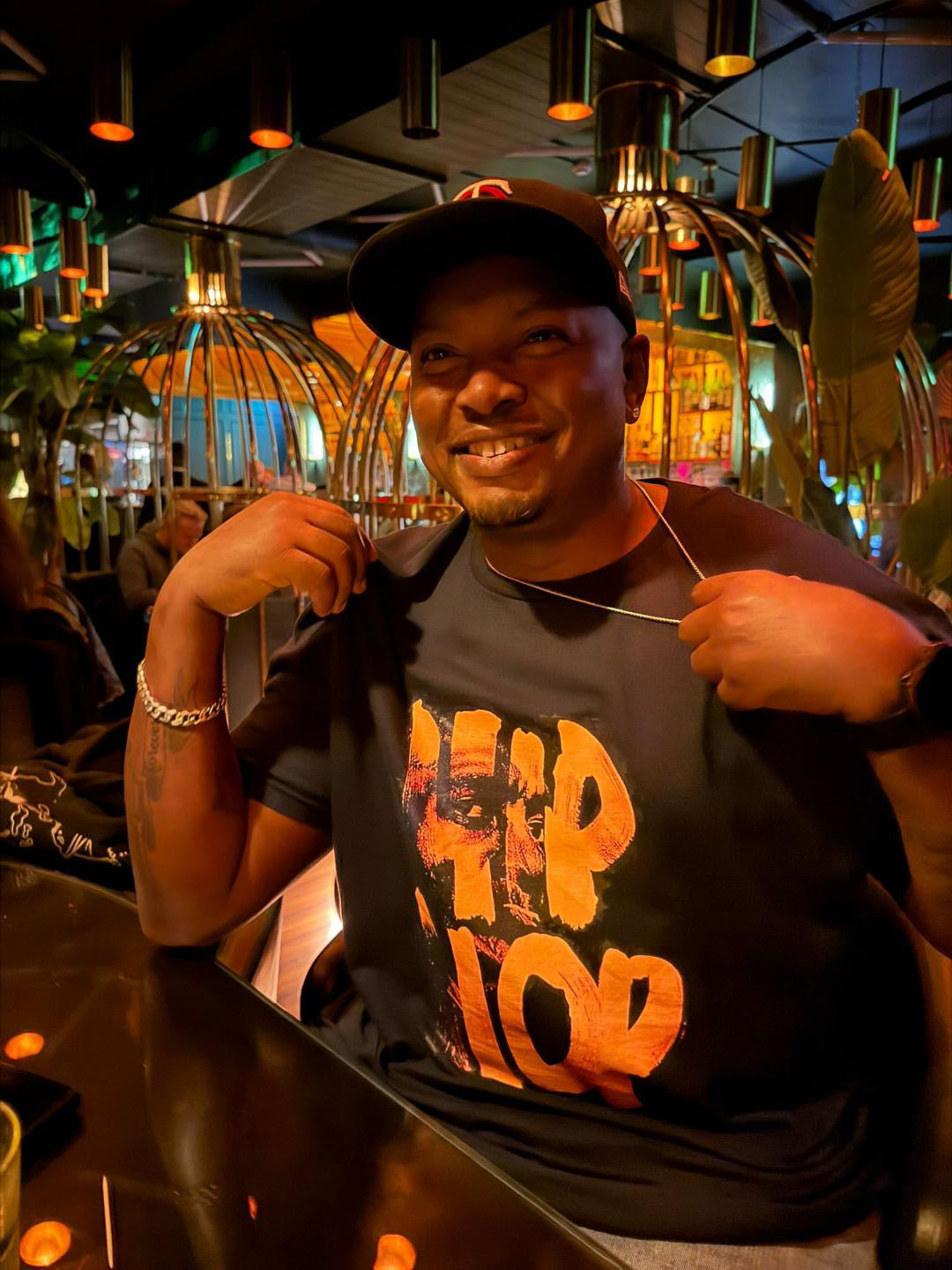 Raised on Boom Bap t-shirt på Martin Milan aka DJ Marteen