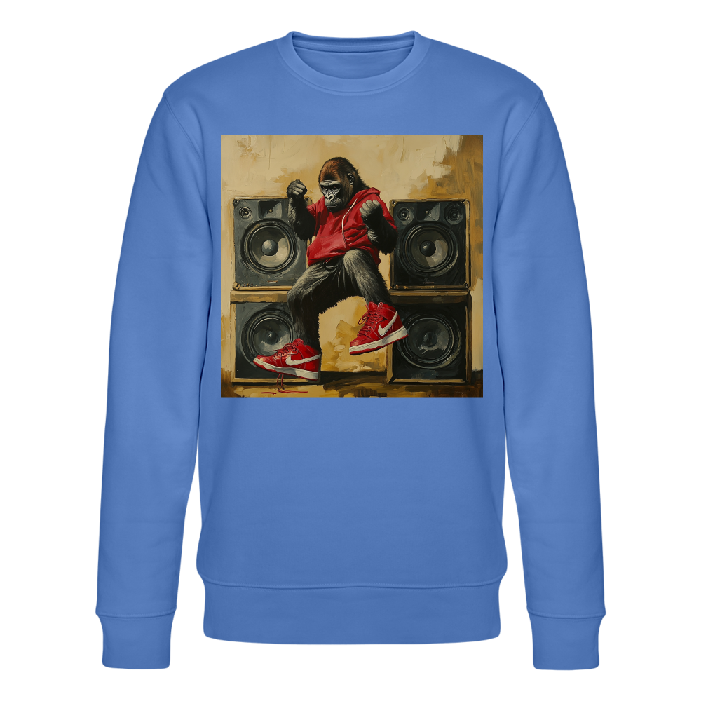 Stora Steg och Tunga Beats, Ekologisk sweatshirt CHANGER unisex från Stanley/Stella - blå