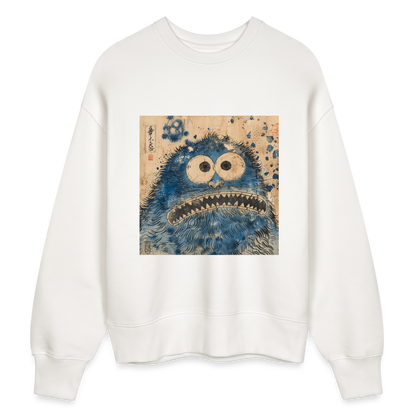 Uramiko ramlar i vattnet, Ekologisk oversizetröja RADDER unisex från Stanley/Stella - OFF WHITE