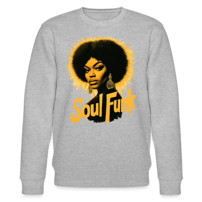 Soul Funk, Ekologisk sweatshirt CHANGER unisex från Stanley/Stella - gråmelerad