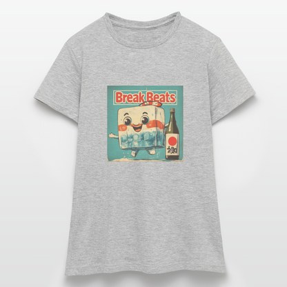 Nippon Break Beats, T-shirt dam - gråmelerad