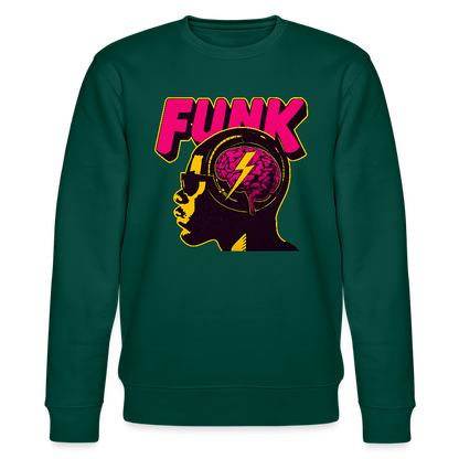 Funk Head, Ekologisk sweatshirt CHANGER unisex från Stanley/Stella - skogsgrön