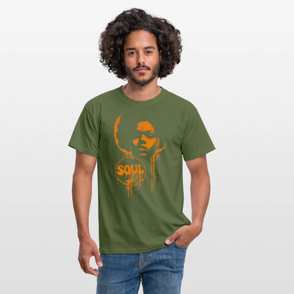SOUL GLOW, T-shirt unisex - Militärgrön