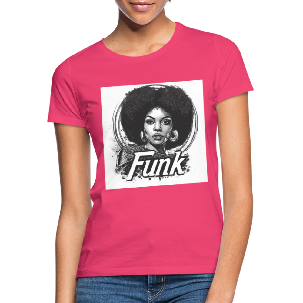 Funk Queen: Power in Motion, T-shirt dam - azalea