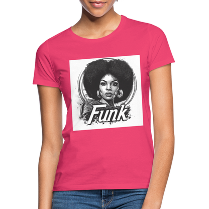 Funk Queen: Power in Motion, T-shirt dam - azalea