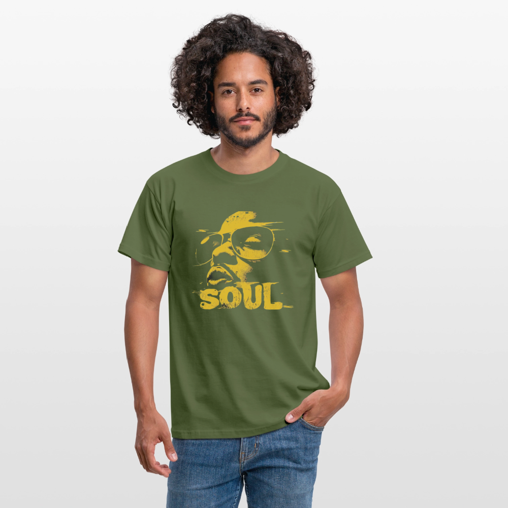 Funky Soul, T-shirt herr - Militärgrön