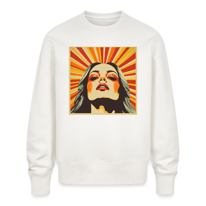 Sun Girl, Ekologisk oversizetröja RADDER unisex från Stanley/Stella - OFF WHITE