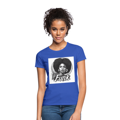 Funk Queen: Power in Motion, T-shirt dam - royalblå