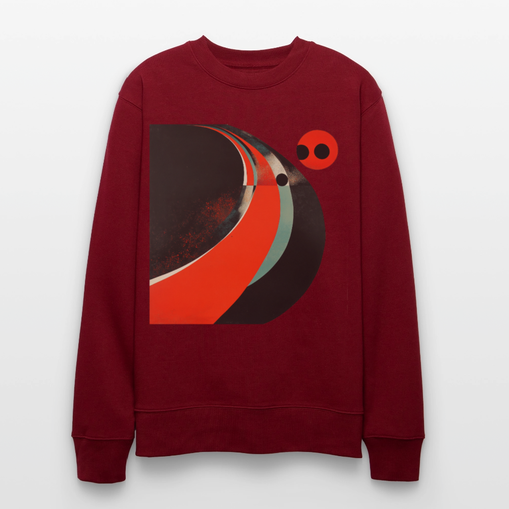 Distant Vinyl Dreams, Ekologisk sweatshirt CHANGER unisex från Stanley/Stella - vinröd