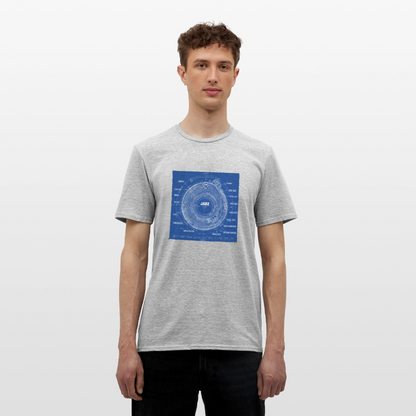 Kind of Blueprint, T-shirt unisex - gråmelerad