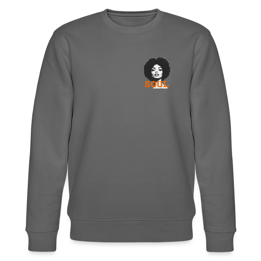 SOUL PWR, Ekologisk sweatshirt CHANGER unisex från Stanley/Stella - kolgrå