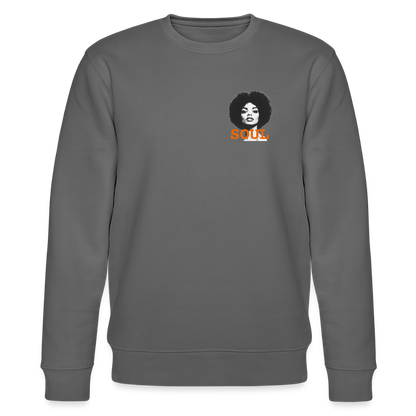 SOUL PWR, Ekologisk sweatshirt CHANGER unisex från Stanley/Stella - kolgrå