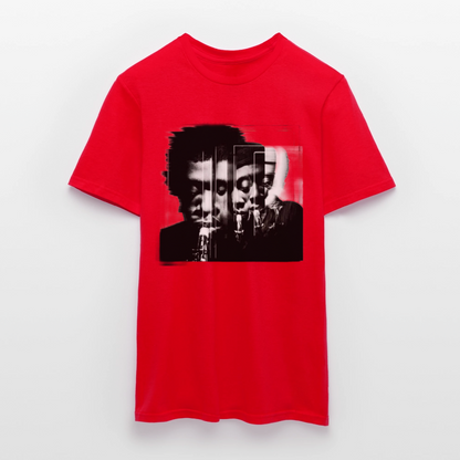 Between Breaths, T-shirt herr - röd