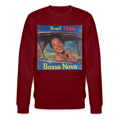 Isabela Costa, brazil 1966, Ekologisk sweatshirt CHANGER unisex från Stanley/Stella - vinröd