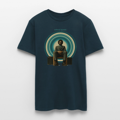 The Creator Has a Free Jazz Plan, T-shirt unisex - marinblå