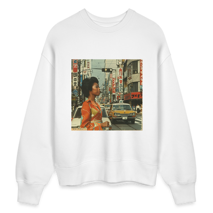 Yumi Sakamoto, Ekologisk oversizetröja RADDER unisex från Stanley/Stella - vit