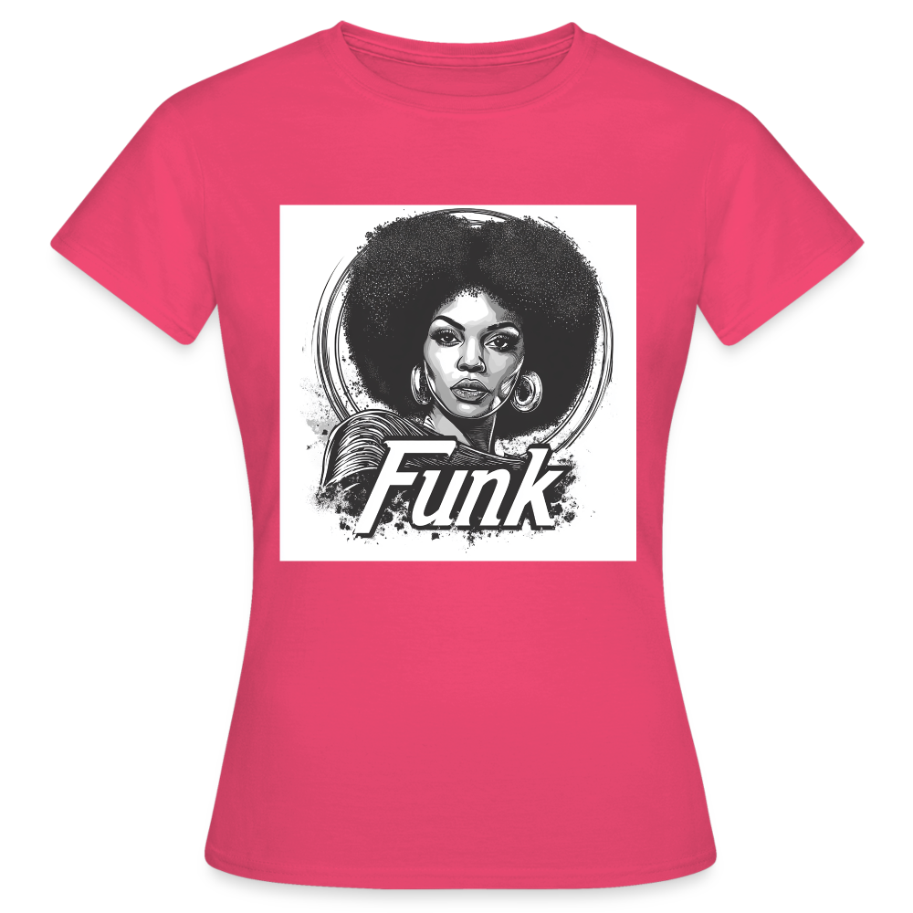 Funk Queen: Power in Motion, T-shirt dam - azalea