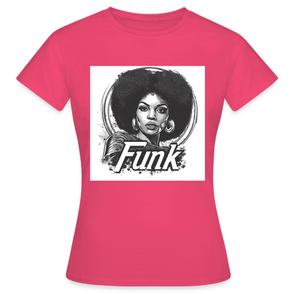 Funk Queen: Power in Motion, T-shirt dam - azalea